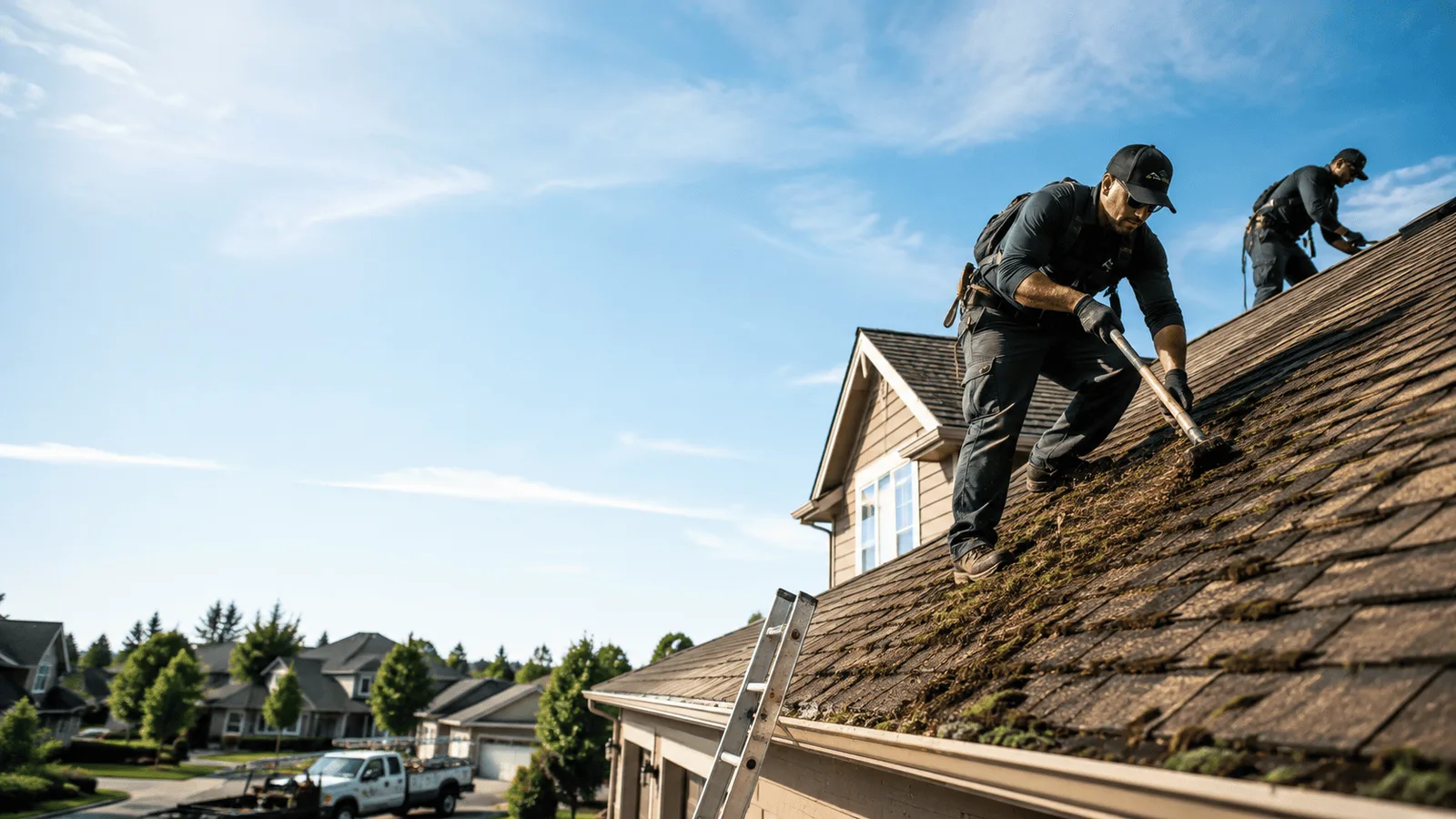 Roof Moss Removal in Jacksonville, NC near me